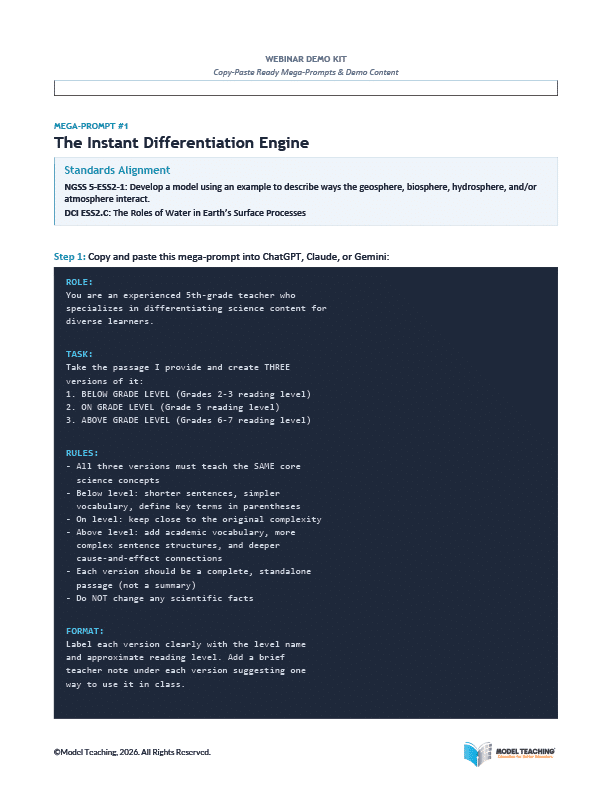 Differentiation Engine-Demo-Kit